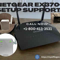 Netgear EX3700 Setup Support Call MyWiFiLogon  At +1 - 800 - 413 - 3531