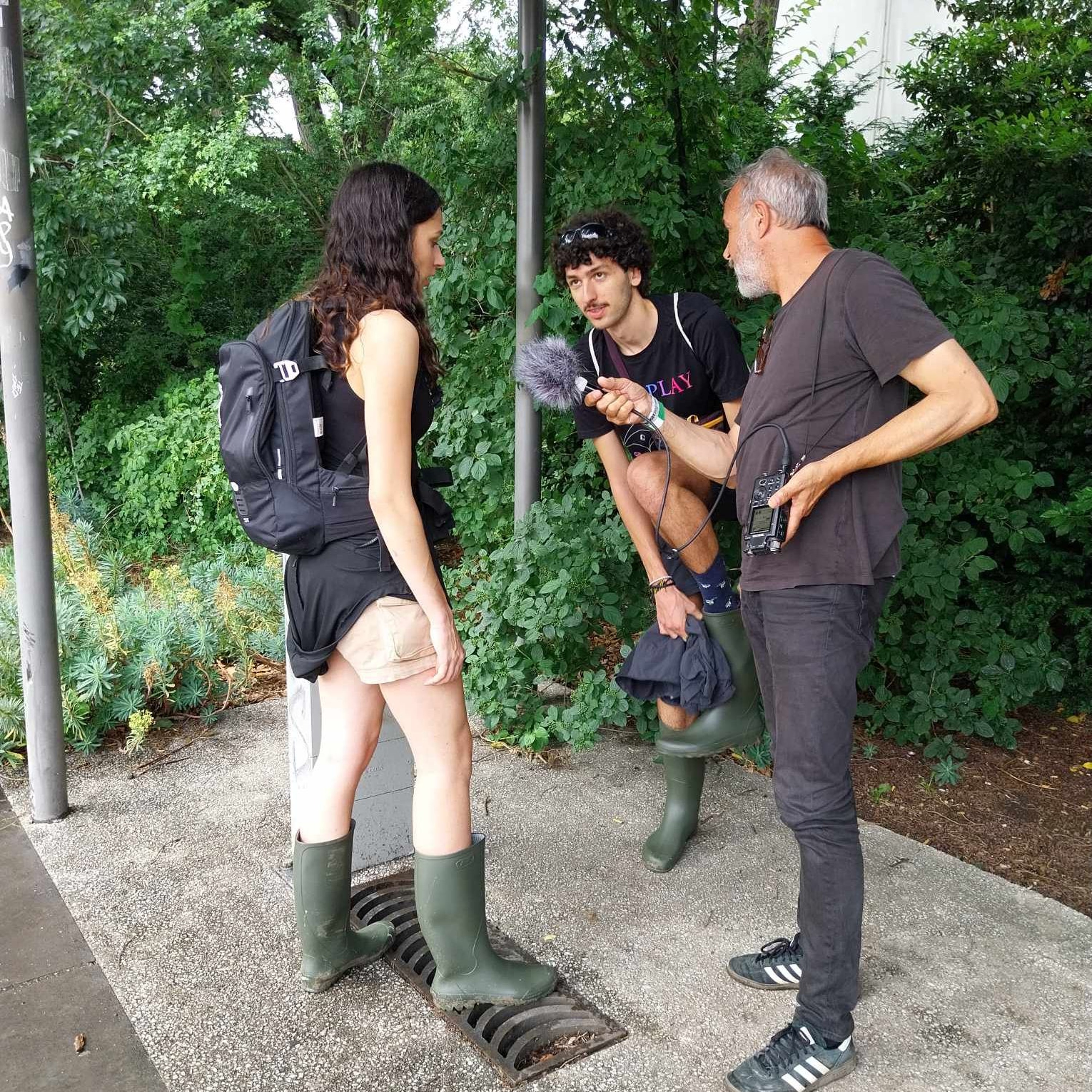 Festivaliers équipés