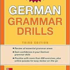 [Read] [PDF EBOOK EPUB KINDLE] German Grammar Drills, Third Edition by Ed Swick 📖