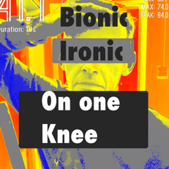On one knee
