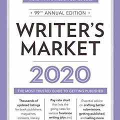 ( u5vKH ) Writer's Market 2020: The Most Trusted Guide to Getting Published (2020) by  Robert Lee Br