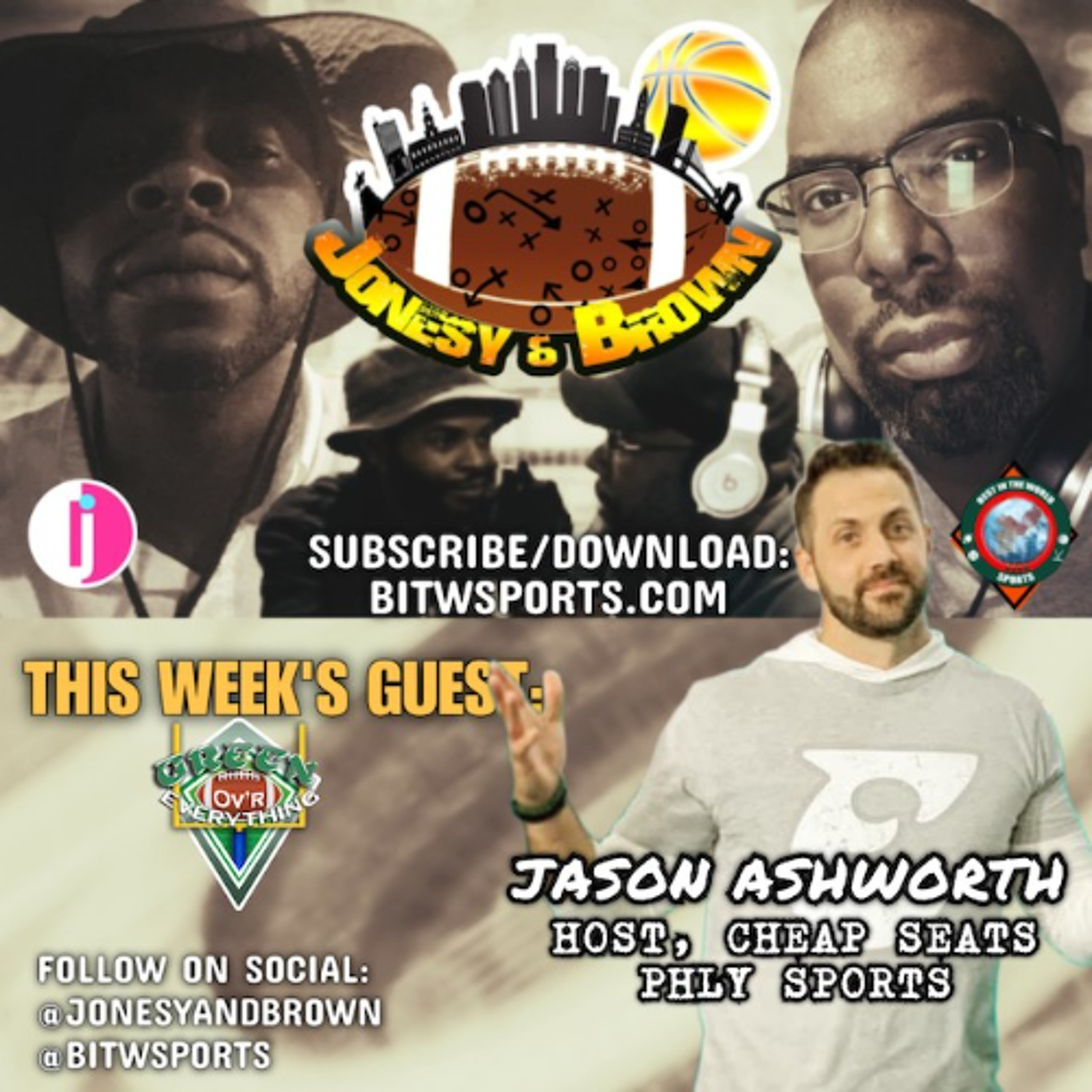 Jonesy & Brown Ep. 87: NFC Championship Preview. Guest Jason Ashworth. episode artwork