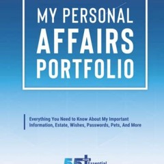 VIEW KINDLE PDF EBOOK EPUB My Personal Affairs Portfolio: Everything You Need to Know