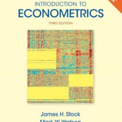 [GET] PDF 💗 Introduction to Econometrics, Update (Pearson Series in Economics (Hardc