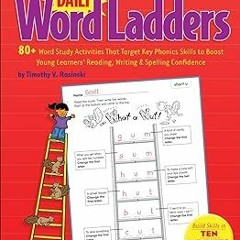 (o_ _)ﾉ彡☆ Daily Word Ladders: 80+ Word Study Activities That Target Key Phonics Skills to Boost