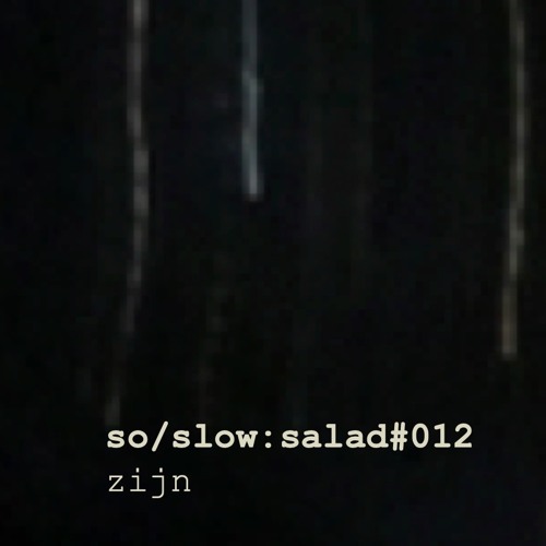 so/slow:salad PODCAST 012 -<< zijn