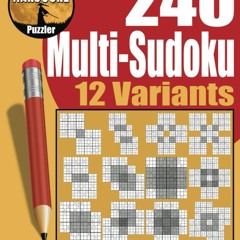 ✔ EPUB  ✔ 240 Hard Multi Sudoku Puzzles in 12 Variants: Adult Gattai (