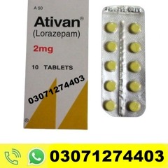 Ativan 2mg Tablet Price in Sahiwal @03071274403