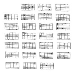 A, B, C, D, E, F, G, H, I, J, K, L, M, N, O, P, Q, R, S, T, U, V, W, X, Y, Z ou 26