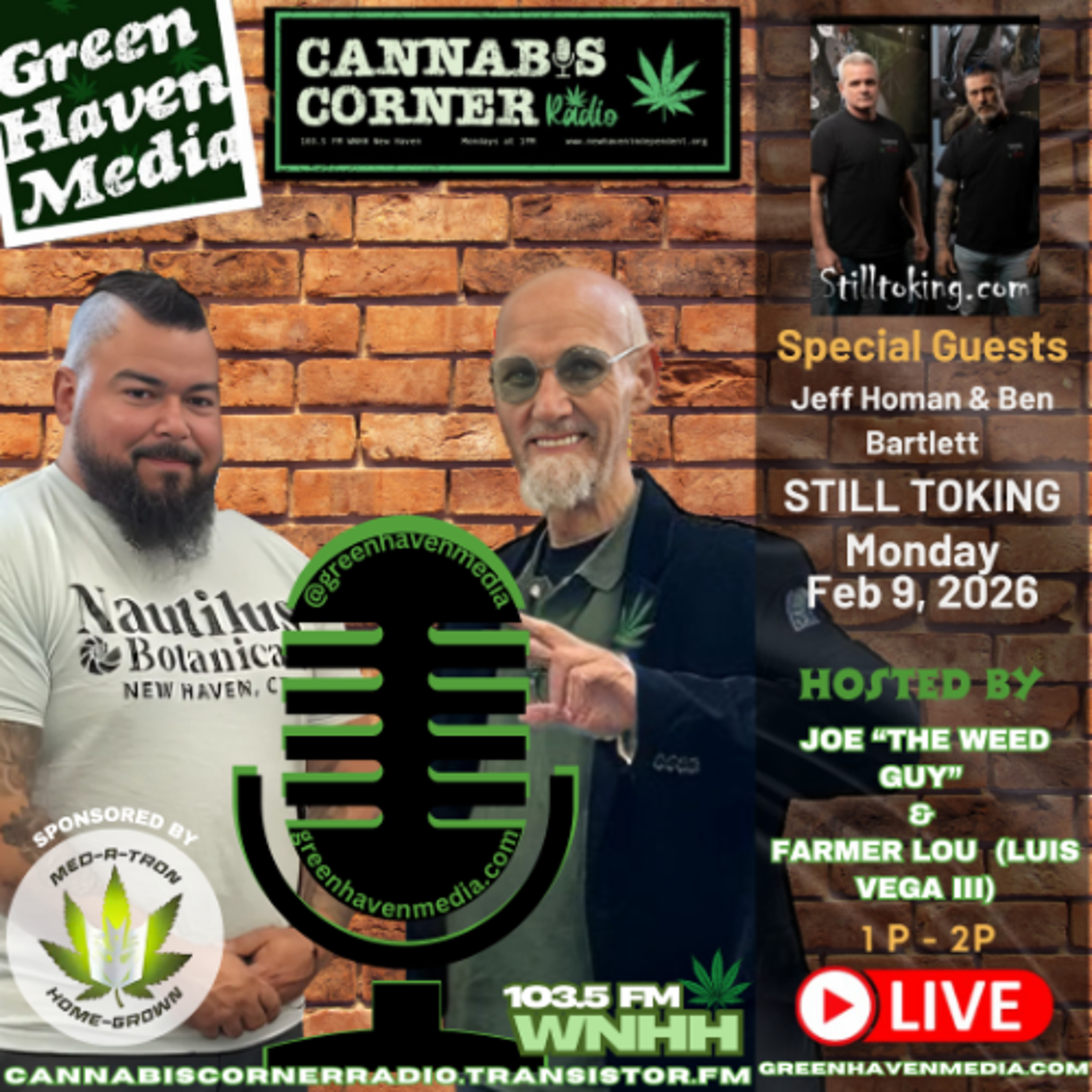 Cannabis Corner Radio: Feb 9, 2026 episode artwork