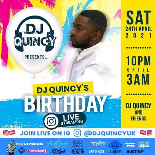 DJ PIONEER & SUPA D - MR KAOS & SPIDEY G - DJ QUINCYS BIRTHDAY LIVE STREAM SPECIAL DELIVERY IGTV