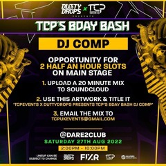 TCPEVENTS X DUTTYDROPS PRESENTS TCP'S EVENTS BDAY BASH DJ COMP (ManIK Entry)