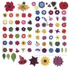 GET PDF 🖋️ 66 flowers crochet pattern, applique patterns - flowers, motif crochet pa