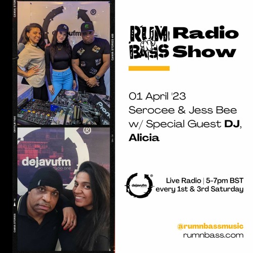 Stream Rum 'N' Bass Radio Show | 01 April '23 | Feat. DJ Alicia by Rum 'N'  Bass Radio | Listen online for free on SoundCloud
