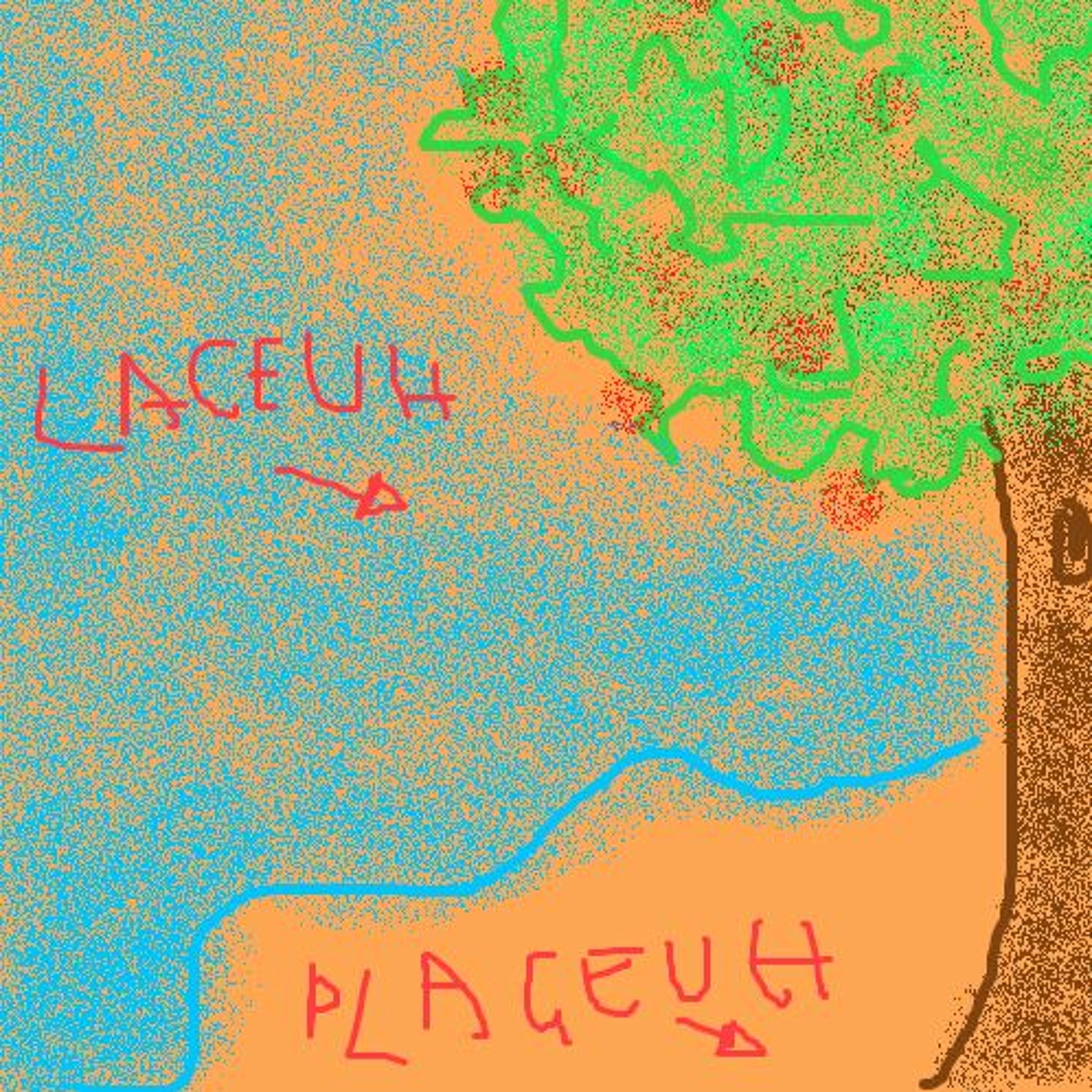 Mon corps est un village-vacances où de petits êtres font du pédalo et tombent amoureux