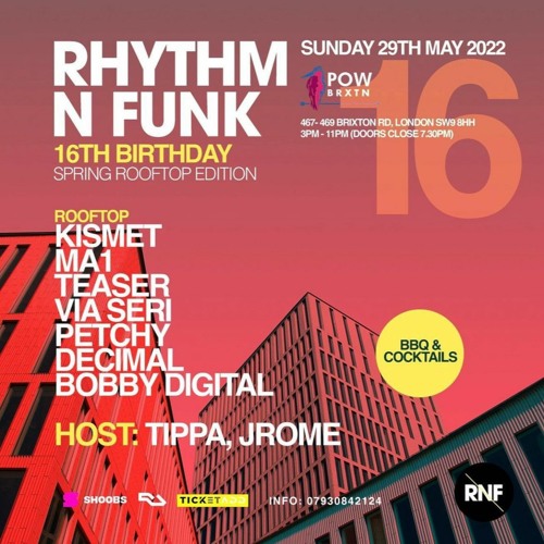 MA1 RNF Mix - 29th MAY - 16th BIRTHDAY