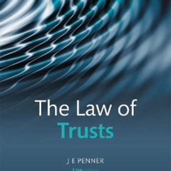 [View] EBOOK 📃 The Law of Trusts (Core Texts Series) by  J E Penner [EBOOK EPUB KIND