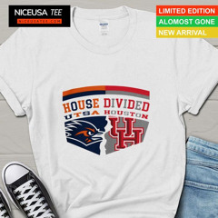 Utsa Roadrunners Vs Houston Cougars House Division Logo T-Shirt