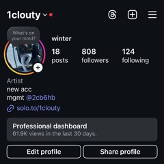 1clouty x cloverrr - instagram (rckstr + duoface)