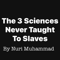 3 Sciences Never Taught to The Slaves