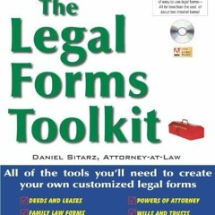 [PDF] DOWNLOAD FREE The Legal Forms Toolkit: All the Tools You'll Need to Create