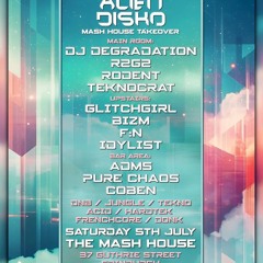 GLITCHGIRL FOGHORNS GALORE DNB DJ SET @ ALIEN DISKO, THE MASH HOUSE (EDINBURGH) 5/7/2025