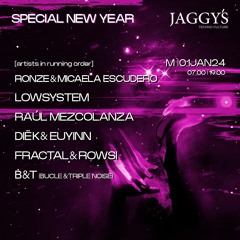 Fractal & Rowsi set at Jaggys New Year 2024 1-1-2024