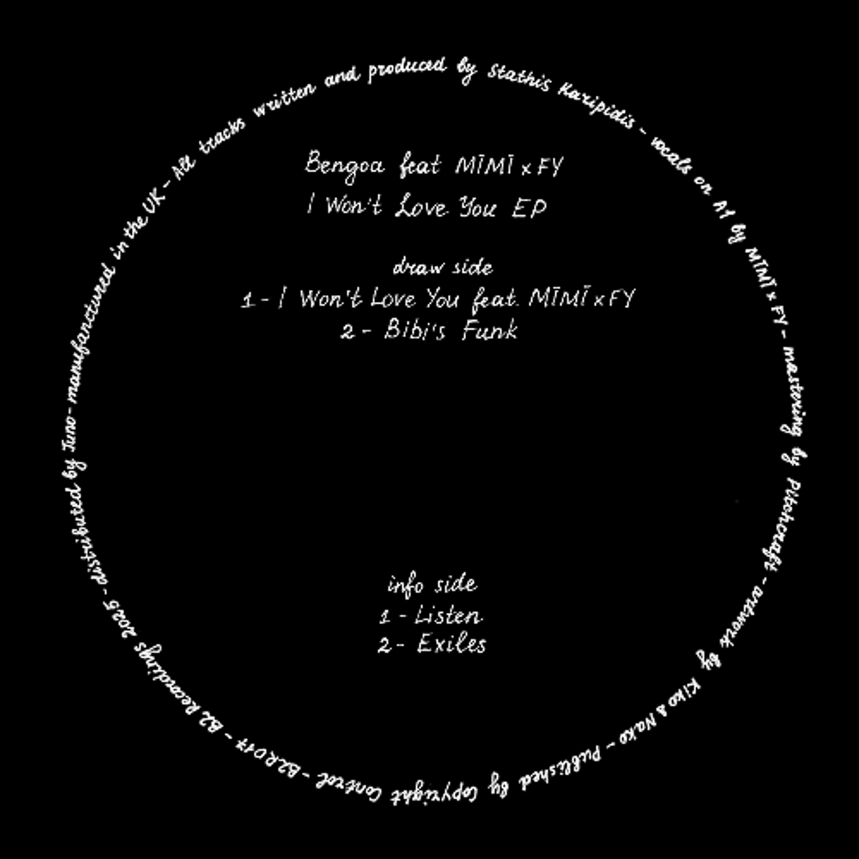 PREMIERE : Bengoa feat MIMI x FY - Listen (B2 Recordings) episode artwork