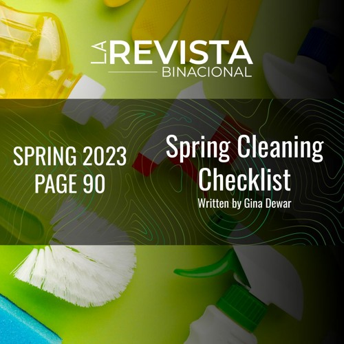 2023 Spring Cleaning Checklist