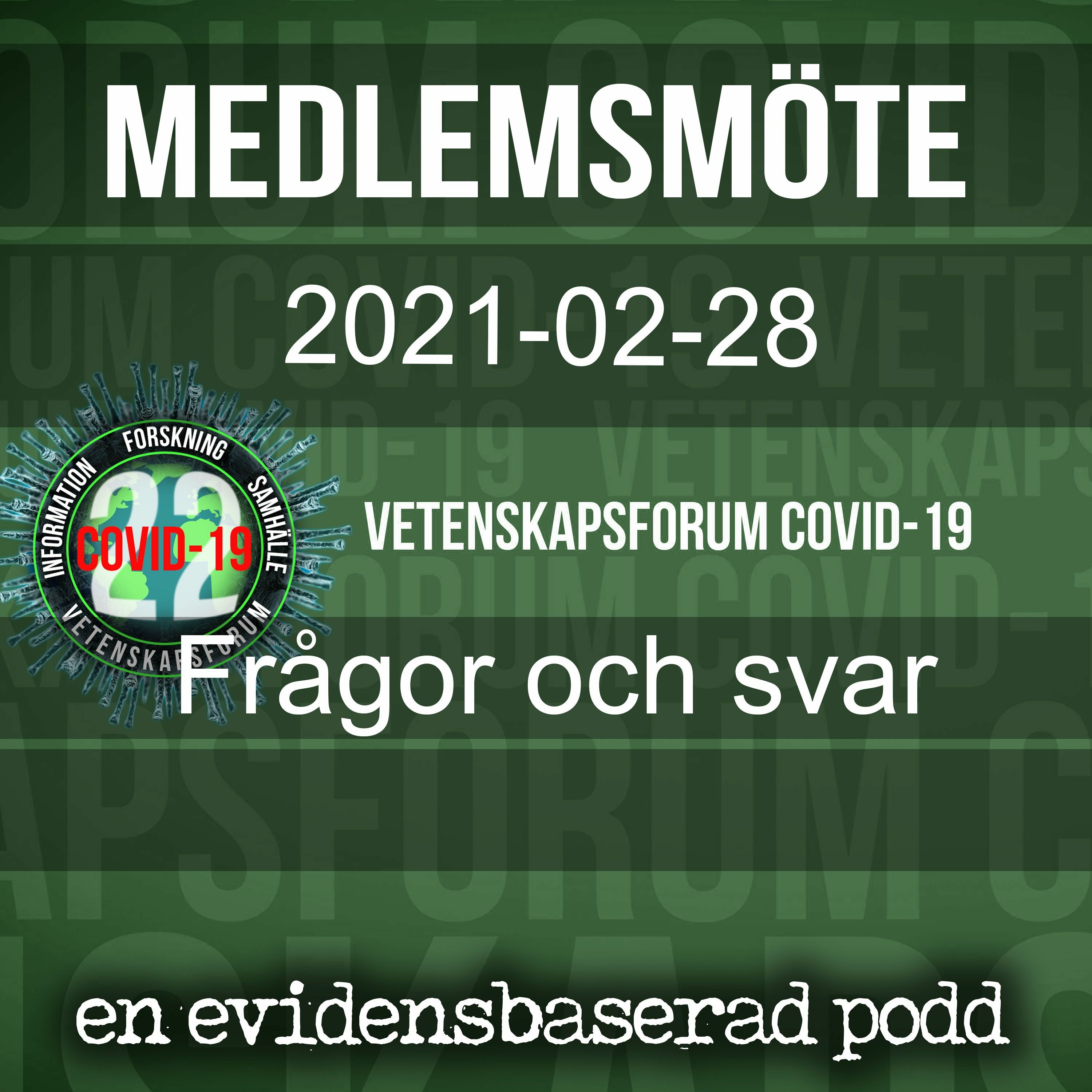 Vetenskapsforum covid-19