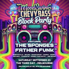JNRBOOM - BLOCK PARTY Featuring The Sponges (USA) & Father Funk (UK) ---- (House mix)