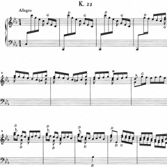 Domenico Scarlatti - Keyboard Sonata K22
