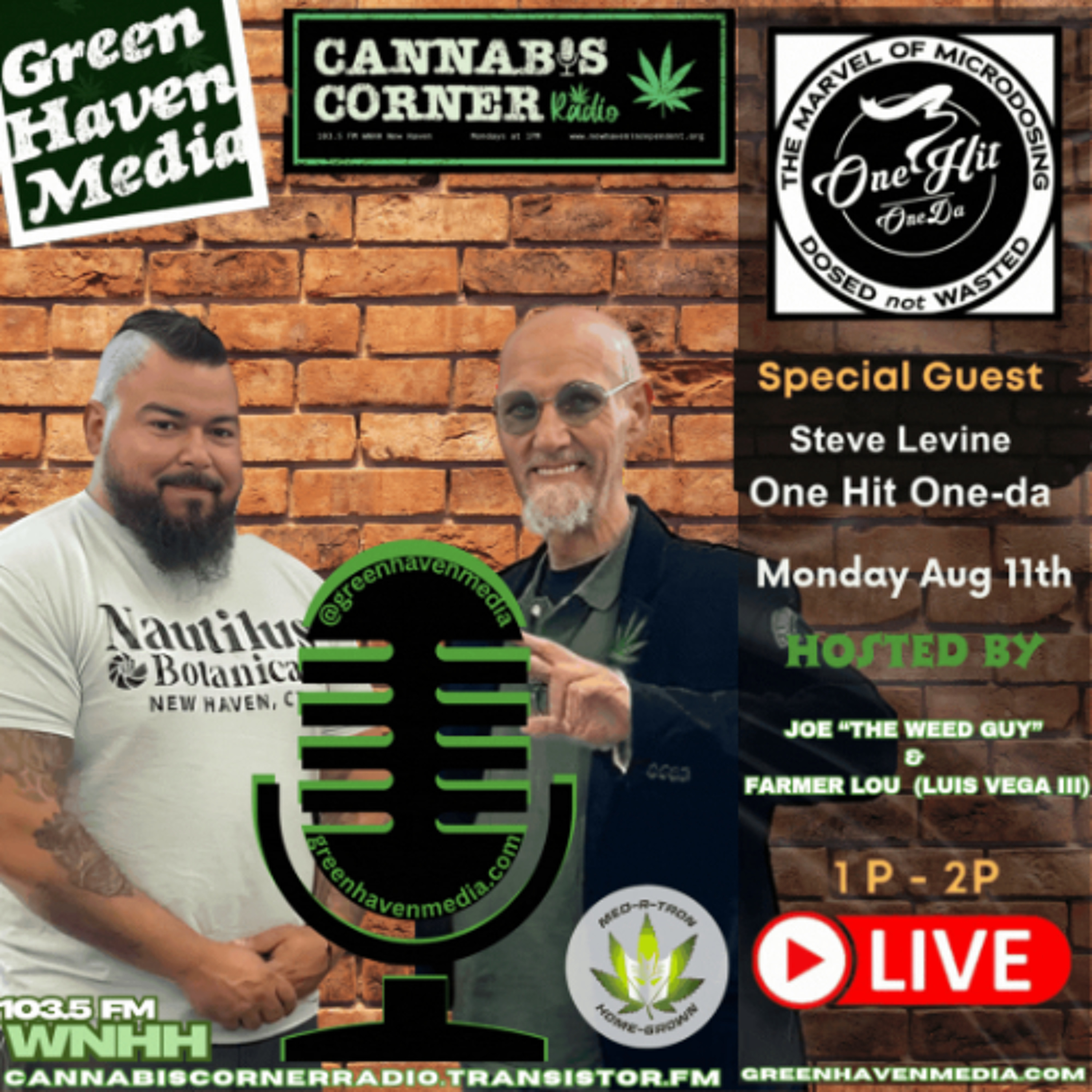 Cannabis Corner Radio: Aug 11, 2025 episode artwork