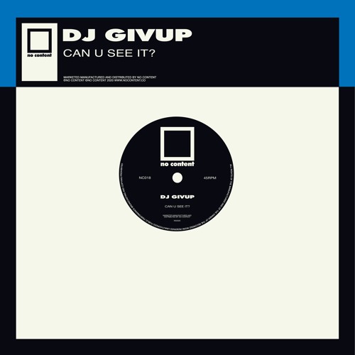 dj givup - can u see it?