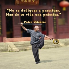 Pedro Valencia Hun Yuan Reflexiones: "Haz de tu vida una práctica."