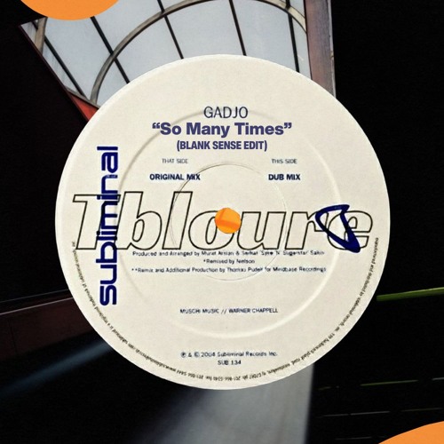 So Many Times (Blank Sense Edit) FREE DL SUPPORT: MARCO CAROLA, CLOONEE, LAYTON GIORDANI, ANDRUSS