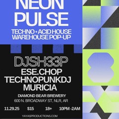 Yaya's Productions/Backpockets Present's Acid /Techno Diamond Bear Nov 2025