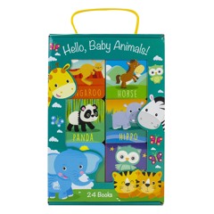 Read  [▶️ PDF ▶️] Hello, Baby Animals! 24 Board Book Block Set - PI Ki