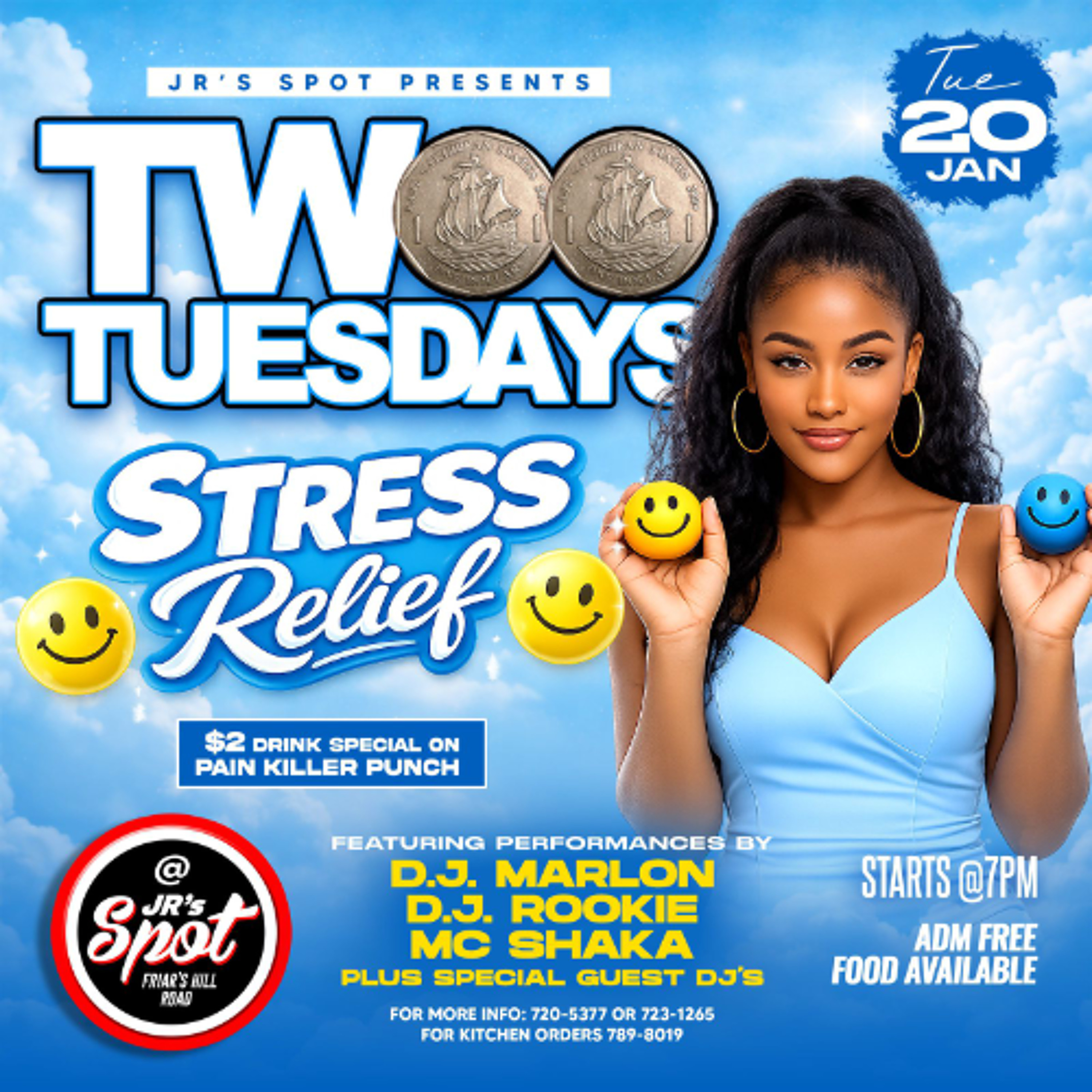 Two Dollar Tuesdays (Stress Relief Live Audio) - DjTrell[GRS] • Dj Snypa • Shaka