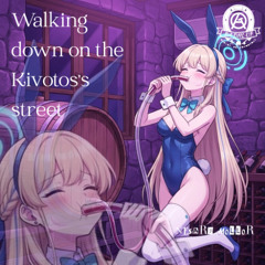 Walking down on the Kivotos's street