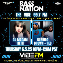 BUSHIDO BROWN & RED - EXCLUSIVE BASS NATION GUEST MIX - VIBE 99.7 FM
