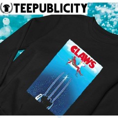 Claws Deadpool Wolverine and JAWS shirt