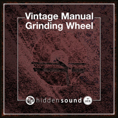 Vintage Manual Grinding Wheel Montage