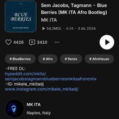 Sem Jacobs, Tagmann - Blue Berries (MK ITA Afro Remix)