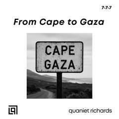 From Cape to Gaza