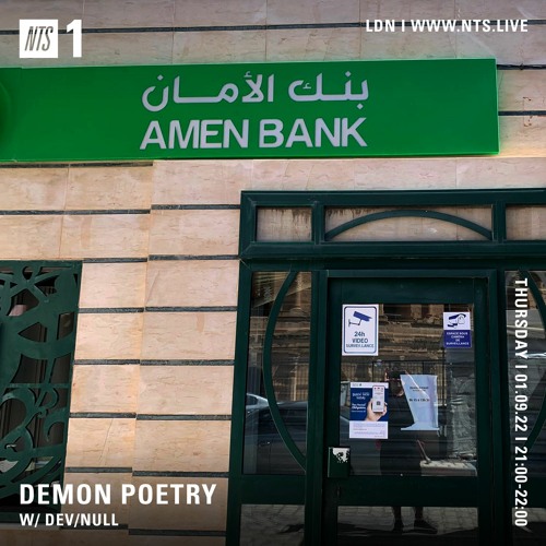 Demon Poetry NTS Radio - September 1st 2022