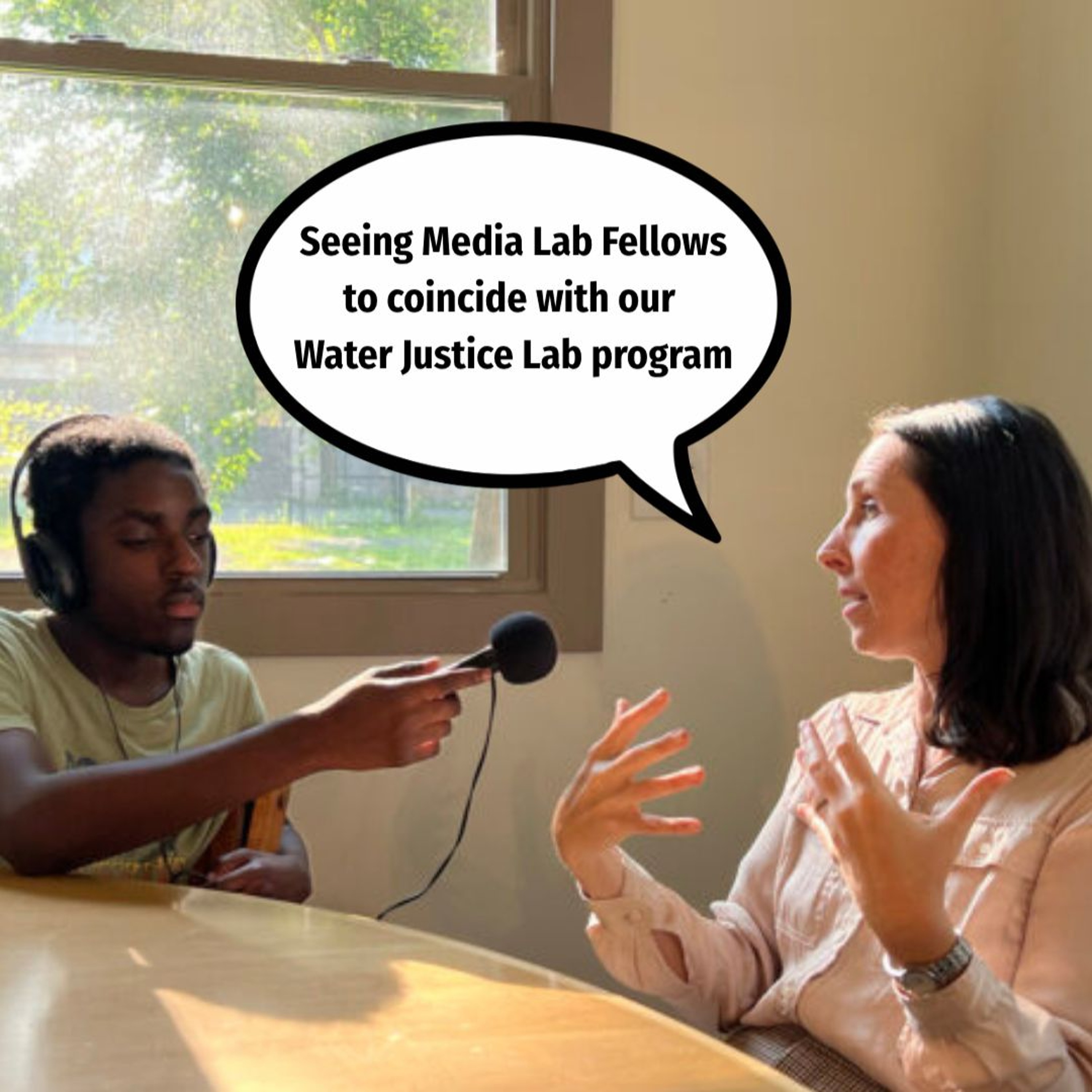 Seeking Media Lab Fellows for our Water Justice Lab Program episode artwork