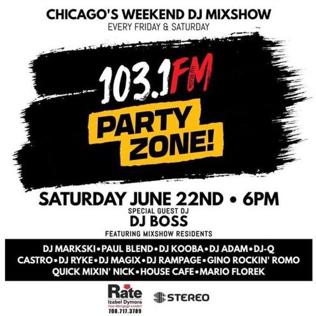 Listen to 1031FM PartyZone June 2024 Guest Mix by DJ BOSS