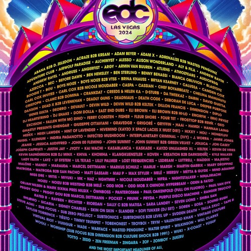 Deorro @ cosmicMEADOW, EDC Las Vegas, United States 2024-05-18