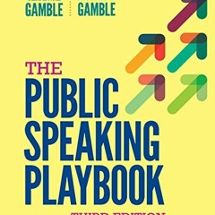 💥FREE The Public Speaking Playbook by  Teri Kwal Gamble &  Michael W. Gamble❤️